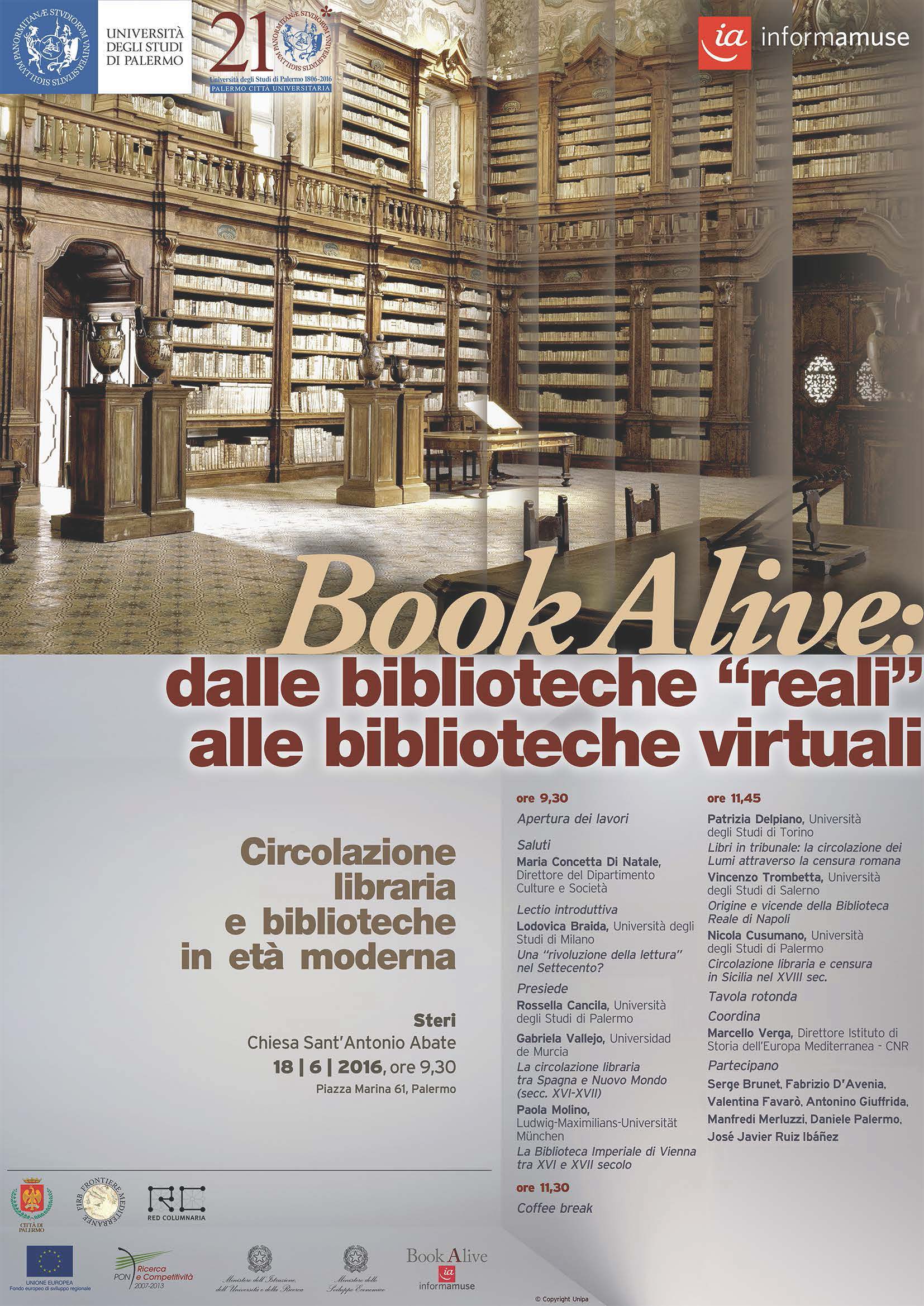 Circolazione libraria e biblioteche in età moderna
