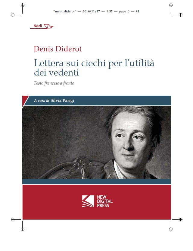 D. Diderot , Lettera sui ciechi per l'utilità dei vedenti (a cura di Silvia Parigi)