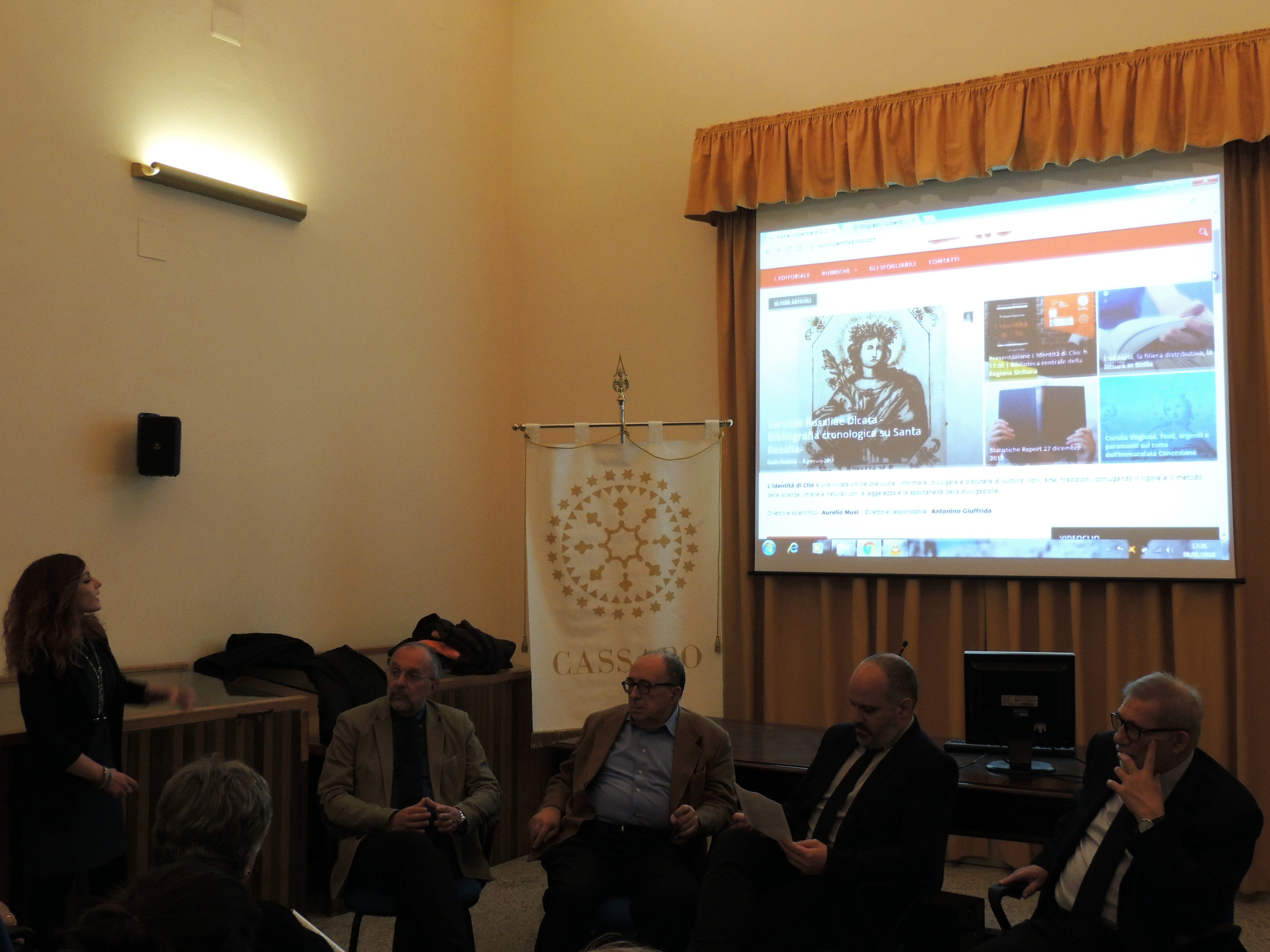 La nuova identità di Clio - presentazione della Rivista presso la Biblioteca Centrale della Regione siciliana -