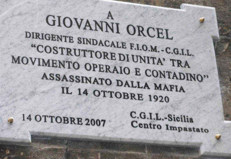 Giovanni Orcel: l'eroe di operai e contadini nella Palermo nei primi del Novecento